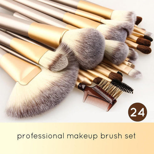 Professional 24pcs Makeup Brushes Set Cosmetic Tool Beauty